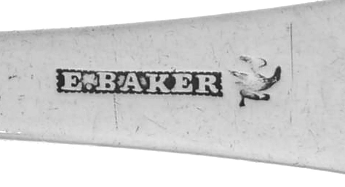 Coin Silver Flatware Tablespoon (Serving Spoon) by Elias Baker-3
