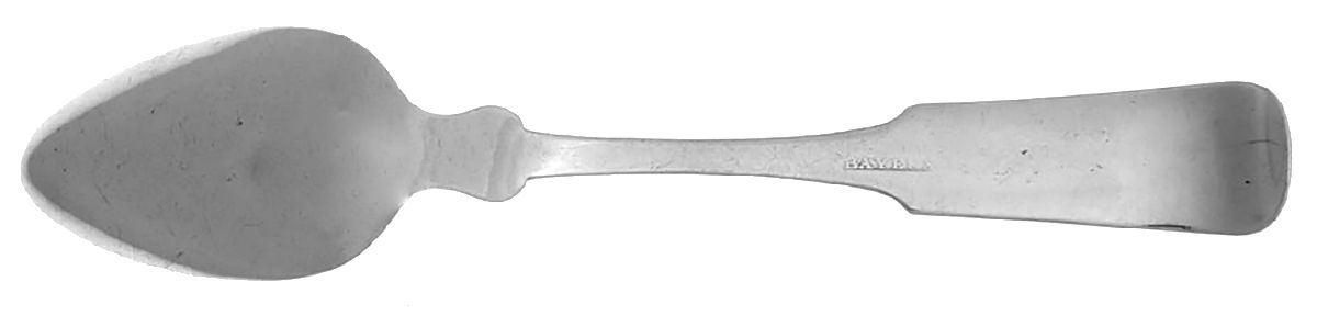 Coin Silver Flatware Teaspoon by Henry F. Bayeux-2