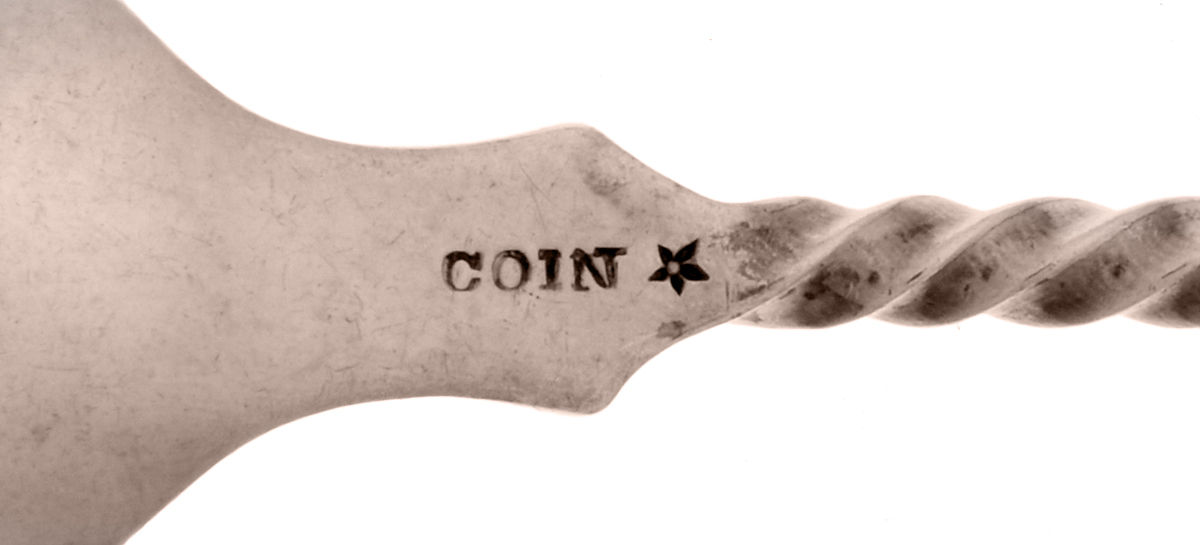 CSV3 (Coin) Sugar Shell Spoon by Misc Coin Silver Mfg-3