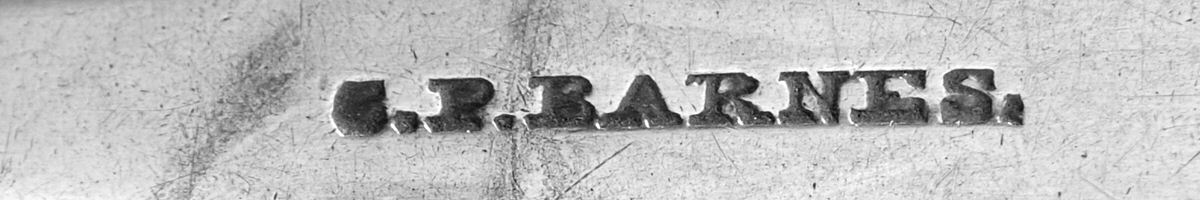 Coin Silver Flatware Tablespoon (Serving Spoon) by Chauncey P. Barnes-3