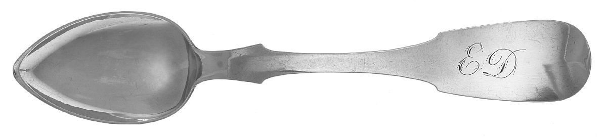 Coin Silver Flatware Teaspoon by Charles F. Greenwood-1