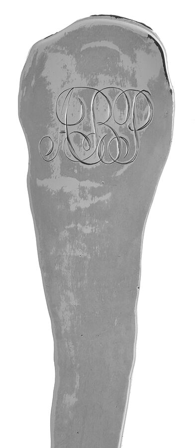 Medallion (Sterling, 1885) Large Solid Soup Ladle by Duhme Co-3