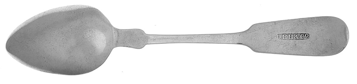 Coin Silver Flatware Five O'Clock Teaspoon by Daniel Booth Hempstead & Co-2