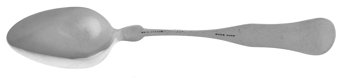 Coin Silver Flatware Dessert/Oval Soup Spoon by Durgin-2