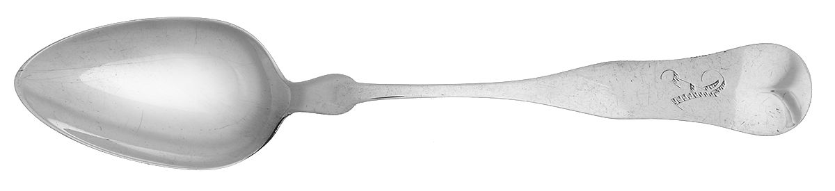 Coin Silver Flatware Dessert/Oval Soup Spoon by Durgin-1