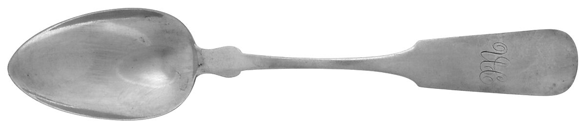 Coin Silver Flatware Tablespoon (Serving Spoon) by Davis, Palmer & Co.-1