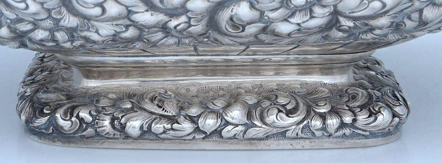 148 (Sterling, Hollowware) Tureen & Lid by Dominick & Haff-4