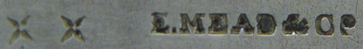 Coin Silver Flatware Tablespoon (Serving Spoon) by Edward Edmund Mead (Meade)-6