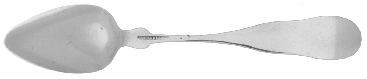 Coin Silver Flatware Teaspoon by Ebenezer Ferren Jr-2