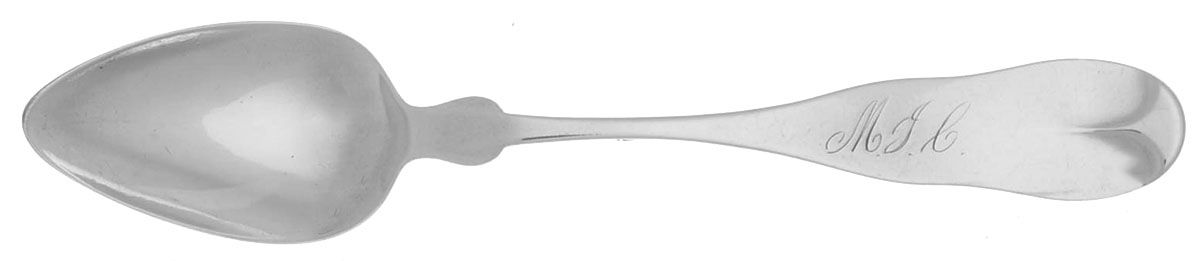 Coin Silver Flatware Teaspoon by Ebenezer Ferren Jr-1