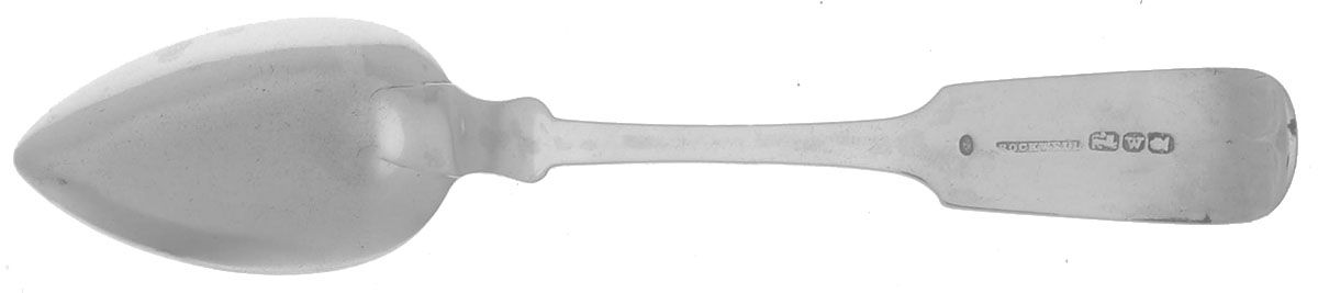 Coin Silver Flatware Teaspoon by Edward Rockwell-2