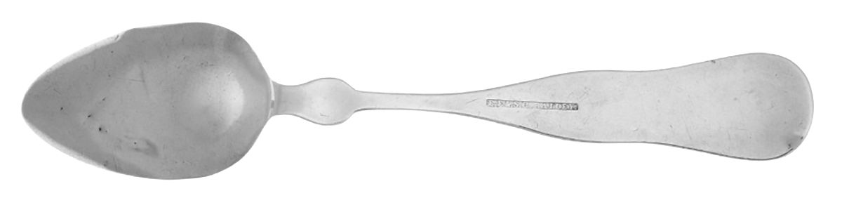 Coin Silver Flatware Teaspoon by E E & S C Bailey-2