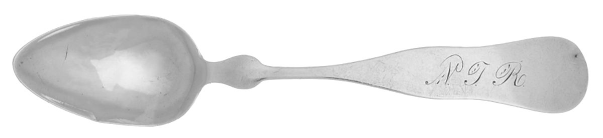 Coin Silver Flatware Teaspoon by E E & S C Bailey-1