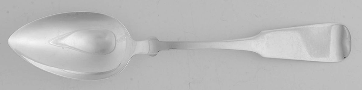 Coin Silver Flatware Tablespoon (Serving Spoon) by Egbert William Sperry-1