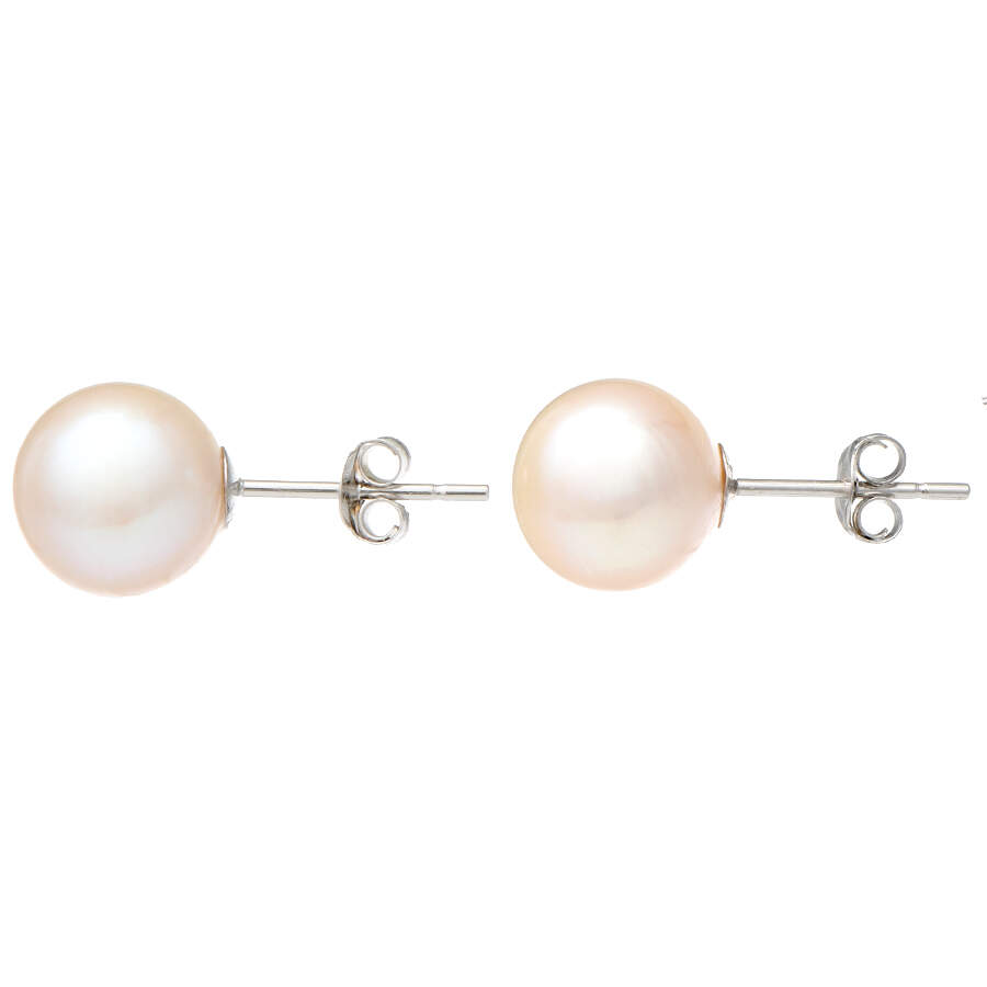 14KW Akoya Pearl (8mm) Stud Earrings-2