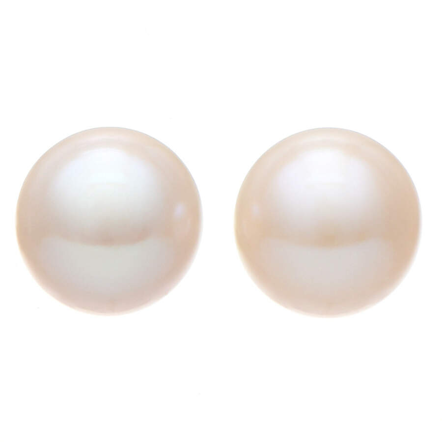 14KW Akoya Pearl (8mm) Stud Earrings-1