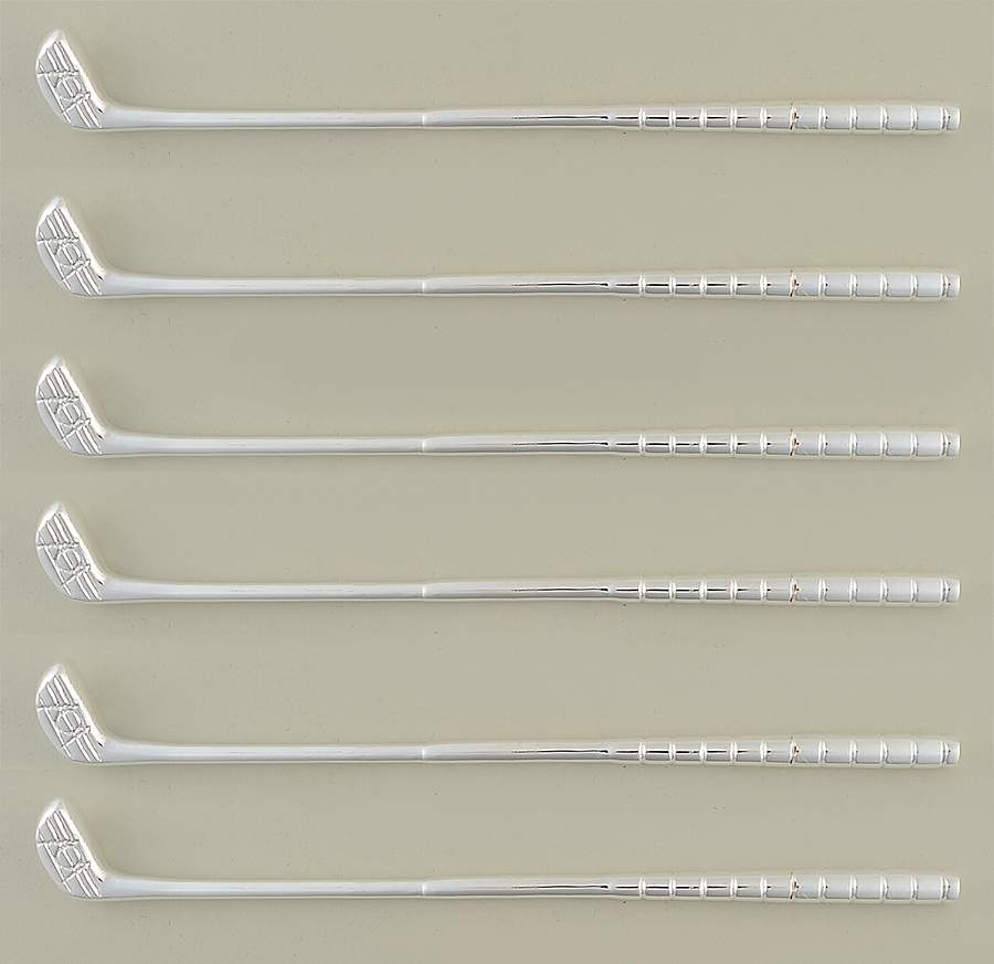 Elegance Silver Giftware (Metal, Hollowware) (Set of 6) Drink Stirrer
