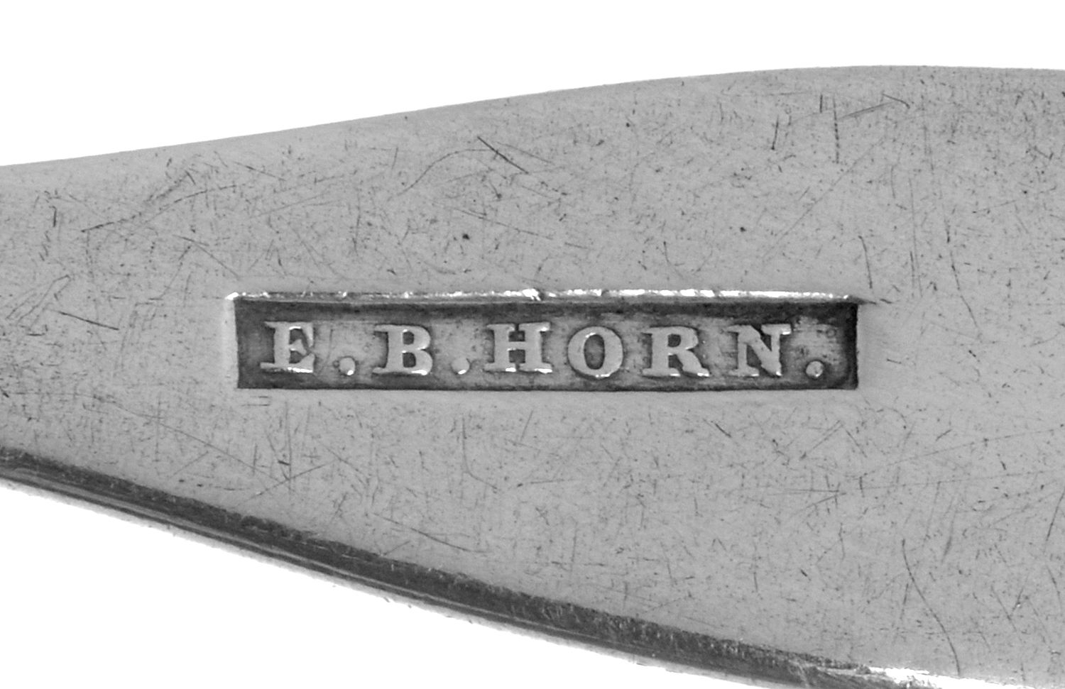 Coin Silver Flatware Teaspoon by Edwin B Horn-3