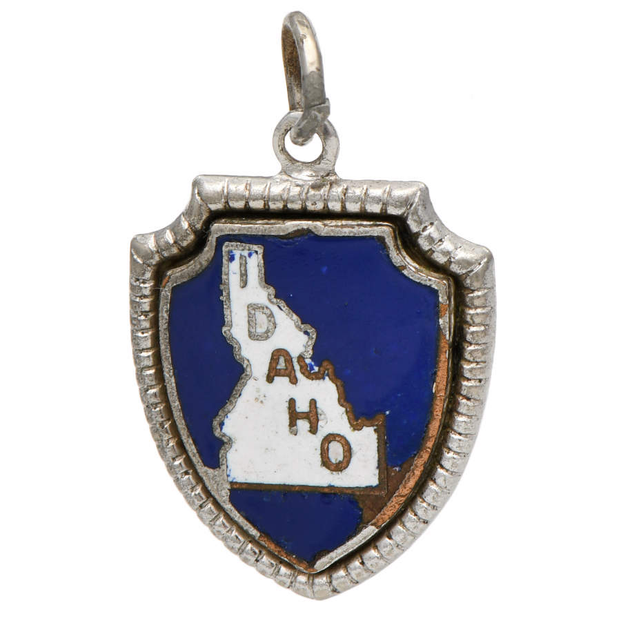 Sterling Silver Vintage Idaho State Charm-1