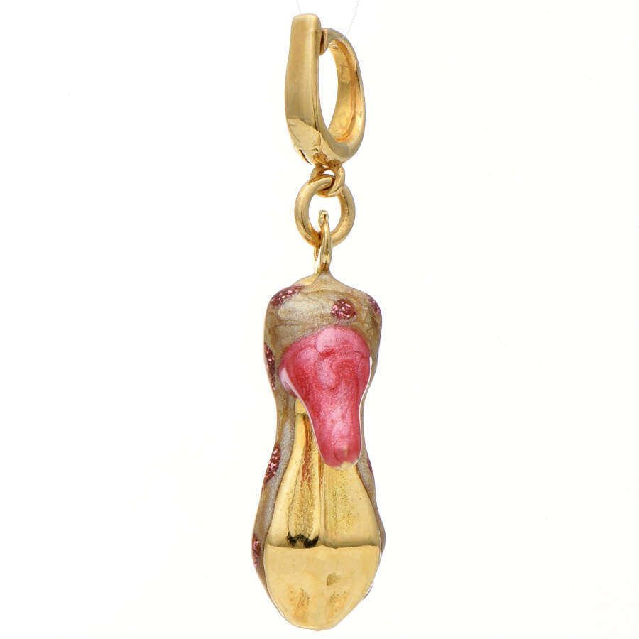 18KY High Heel Shoe Charm-2