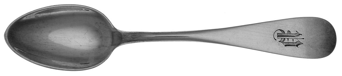 Coin Silver Flatware Demitasse Spoon by Farrington & Hunnewell-1