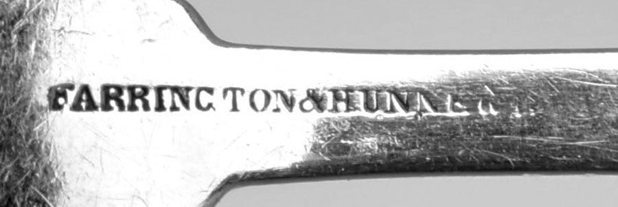 Coin Silver Flatware Sugar Shell Spoon by Farrington & Hunnewell-3
