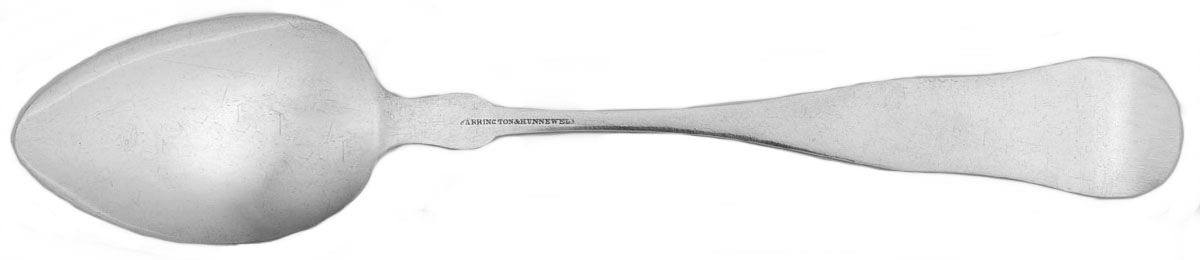 Coin Silver Flatware Dessert/Oval Soup Spoon by Farrington & Hunnewell-3