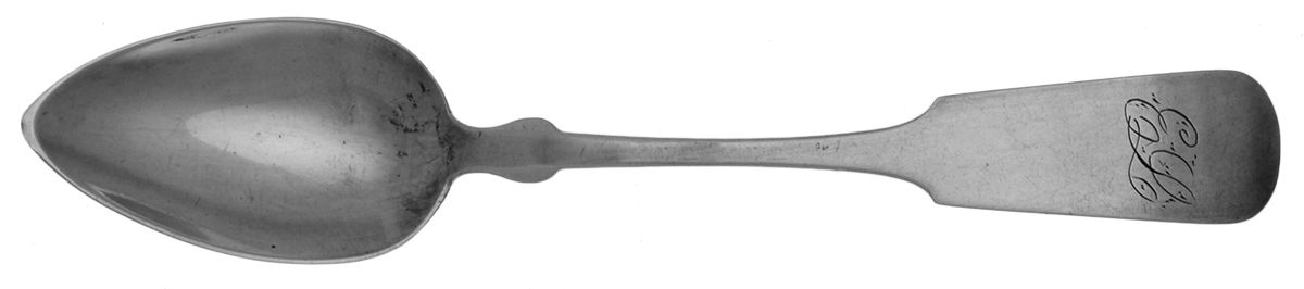 Coin Silver Flatware Teaspoon by Farrington & Hunnewell-1