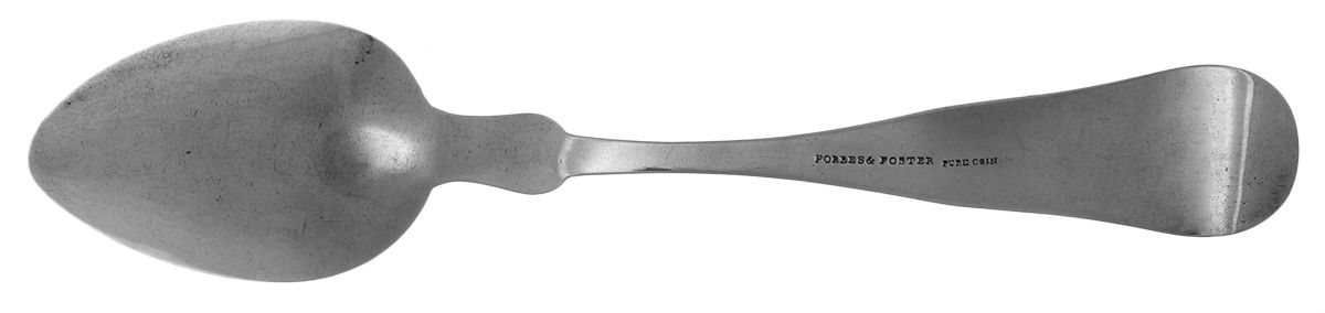 Coin Silver Flatware Dessert/Oval Soup Spoon by Foster and Forbes-2