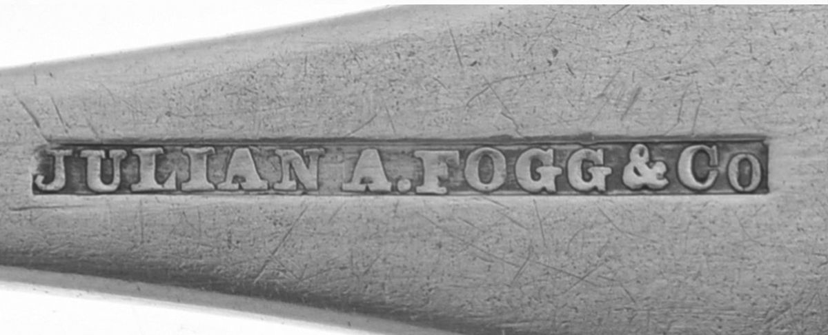 Coin Silver Flatware Teaspoon by Julian A. Fogg-3