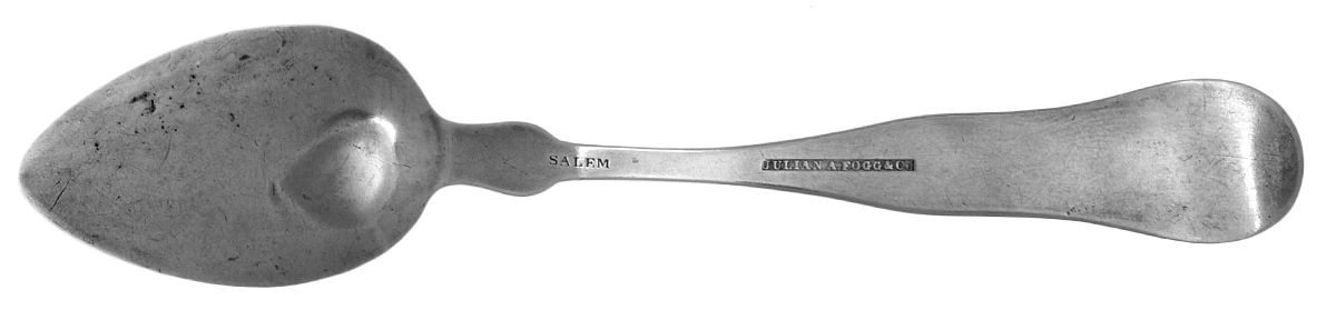 Coin Silver Flatware Teaspoon by Julian A. Fogg-2