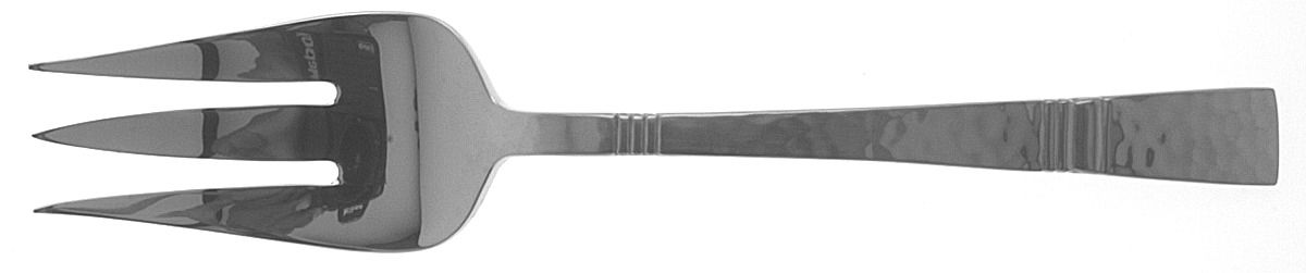 Gorham Silver Baluster (Stainless) Medium Solid Cold Meat Serving Fork