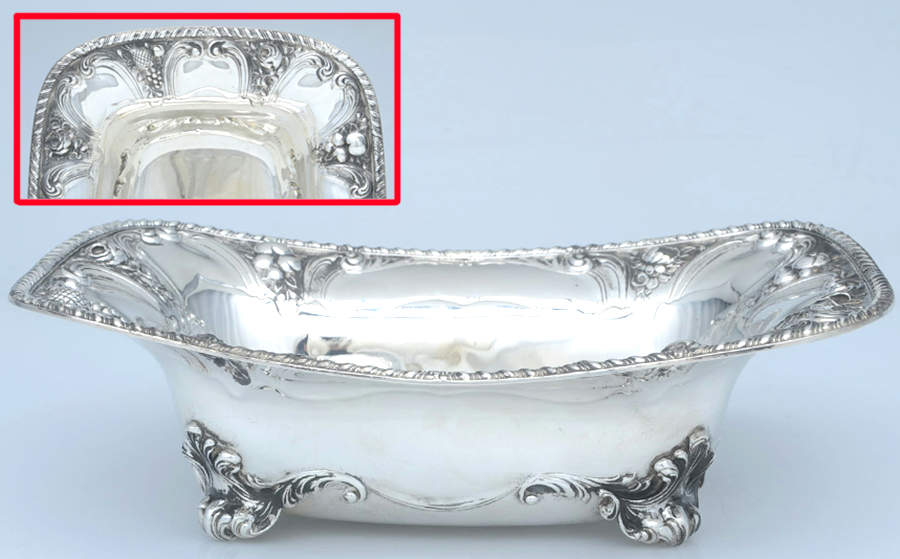 Sterling Hollowware 11" Rectangular Vegetable Bowl by Gorham Silver-1