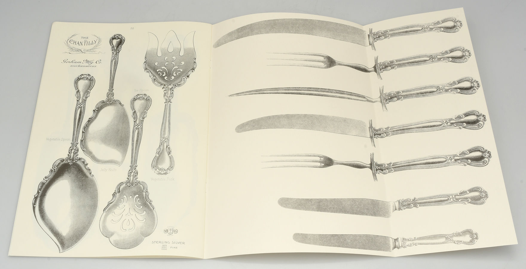 Chantilly (Sterling, 1950, "Gorham", No Monograms) (Set of 3) Chantilly Catalogs by Gorham Silver-14