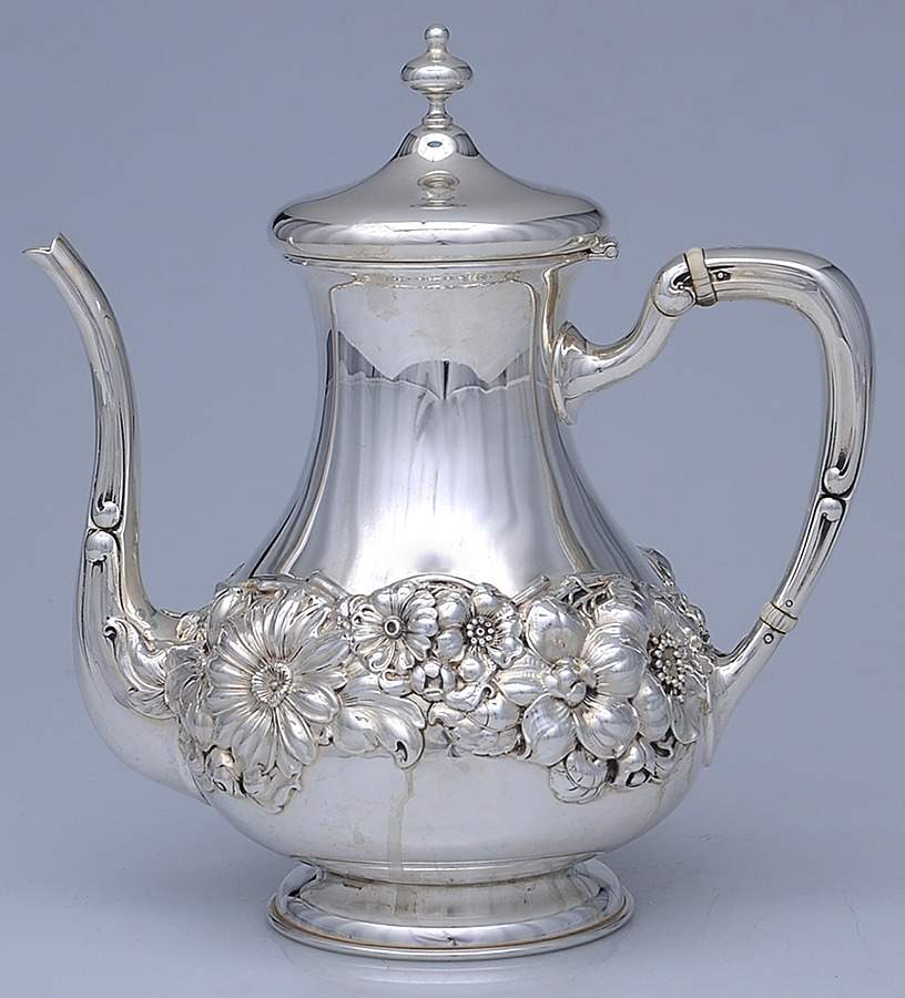 A3782 (Sterling, Hollowware) Coffee Pot by Gorham Silver-4