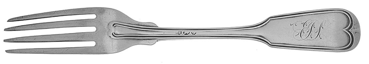 Coin Silver Flatware Fork by Gale, Wood & Hughes-2