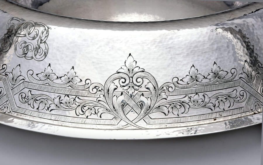 1317A (Sterling, Hollowware) Centerpiece w/4 Candlesticks (CTRF16 + 4 CAS10) by Gorham Silver-3