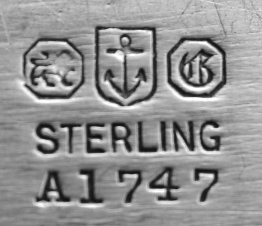 A1760 (Sterling, Hollwware) Small Tureen & Lid w/Underplate by Gorham Silver-2