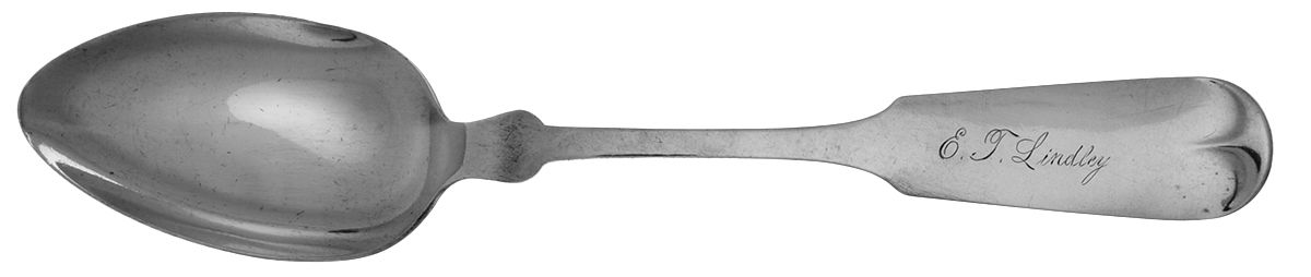 Coin Silver Flatware Tablespoon (Serving Spoon) by Gorham Silver-1