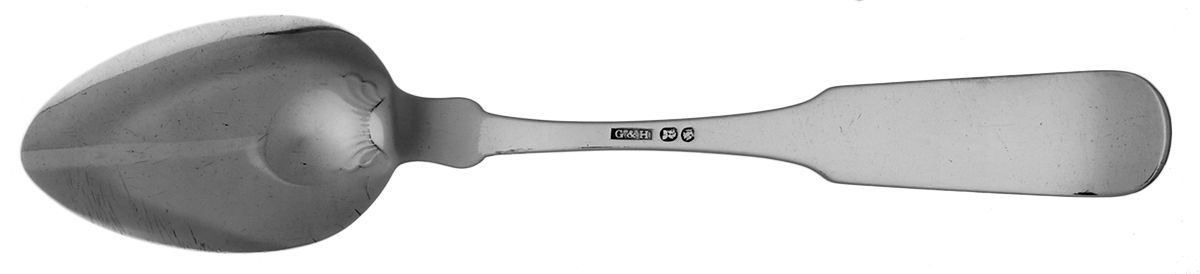 Coin Silver Flatware Tablespoon (Serving Spoon) by Gale & Hayden-2