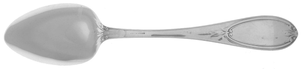Coin Silver Flatware Tablespoon (Serving Spoon) by George W. Webb-2