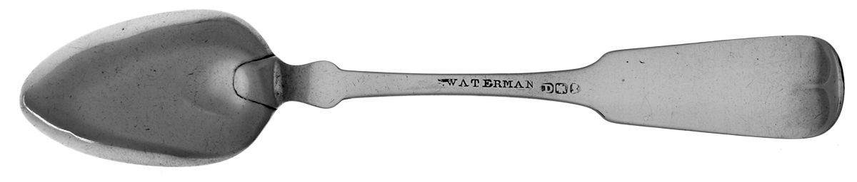 Coin Silver Flatware Teaspoon by George Waterman-2