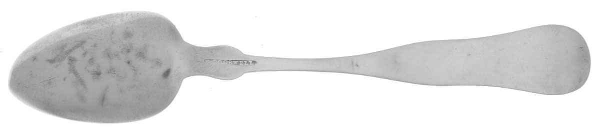 Coin Silver Flatware Dessert/Oval Soup Spoon by Henry Cogswell-2