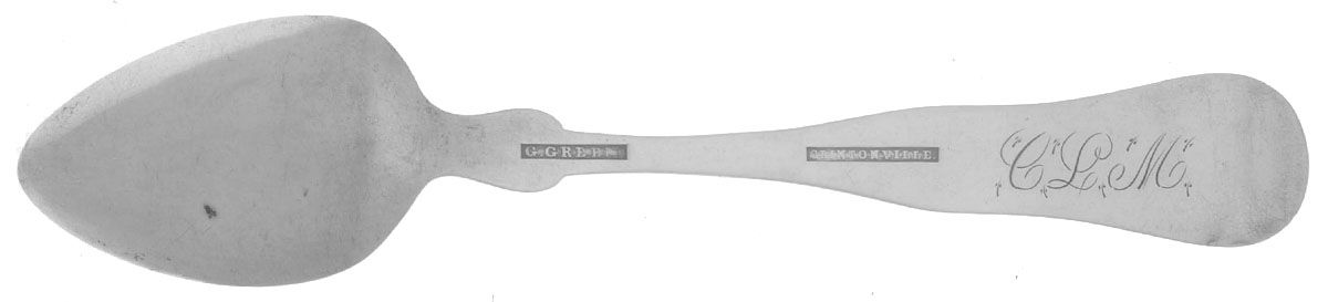 Coin Silver Flatware Teaspoon by Gilbert Greene-2
