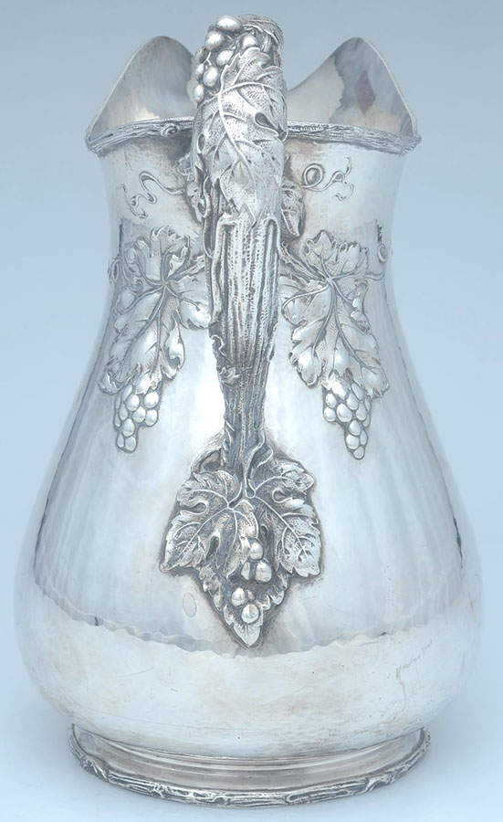 A6797 (Sterling, Hollowware) Sterling Water Pitcher by Gorham Silver-3