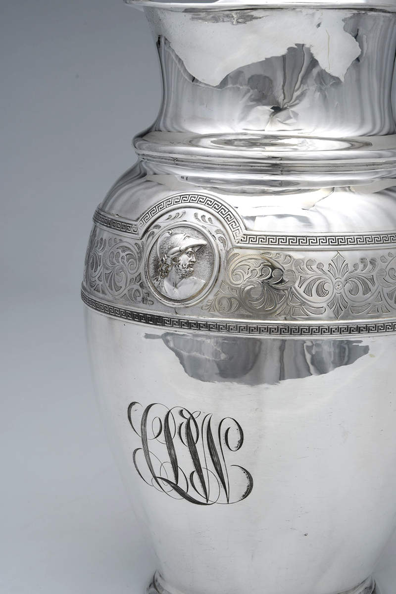 Medallion (Sterling, Coin, Hollowware) 96 Oz Pitcher by Gorham Silver-6