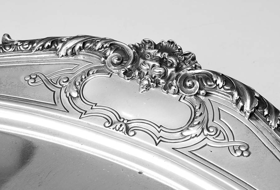 A5437 (Sterling, Hollowware) 26" Waiter Tray by Gorham Silver-4
