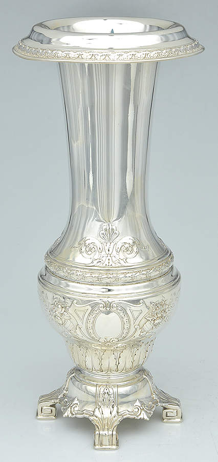 GS162 (Sterling, Hollowware) 15" Vase by Gorham Silver-1