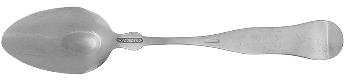 Coin Silver Flatware Tablespoon (Serving Spoon) by Gorham Silver-2