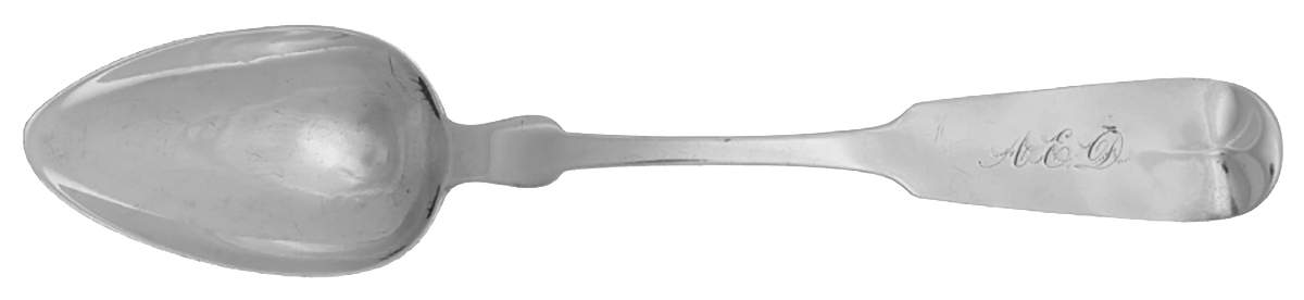 Coin Silver Flatware Tablespoon (Serving Spoon) by Gorham Silver-1